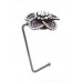 Bag Hanger - Rhinestone Flower - Amethyst - BH-GB1292AM